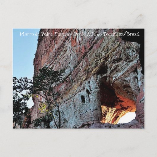 Morro da Pedra Furada Briefkaart (Voorkant)