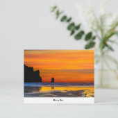 Morro Rock Beach Briefkaart (Staand voorkant)