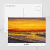Morro Rock Beach Briefkaart (Voorkant / Achterkant)