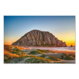 Morro Rock Beach foto Afdruk