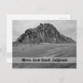 Morro Rock Beach, Morro Bay, Californië Briefkaart (Voorkant / Achterkant)