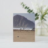 Morro Rock beaches Surfers Briefkaart (Staand voorkant)