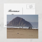 Morro Rock beaches Surfers Briefkaart (Voorkant / Achterkant)