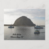 Morro Rock bij Morro Bay, CA Briefkaart (Voorkant)