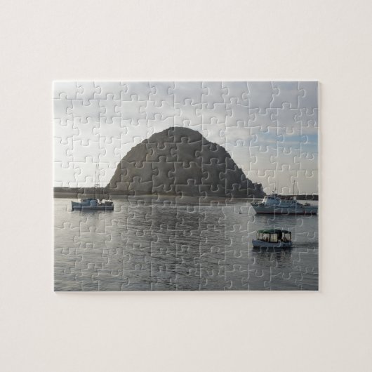 Morro Rock bij Morro Bay, CA Legpuzzel (Horizontaal)