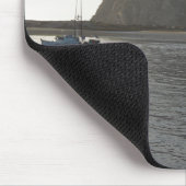 Morro Rock bij Morro Bay, CA Muismat (Hoek)