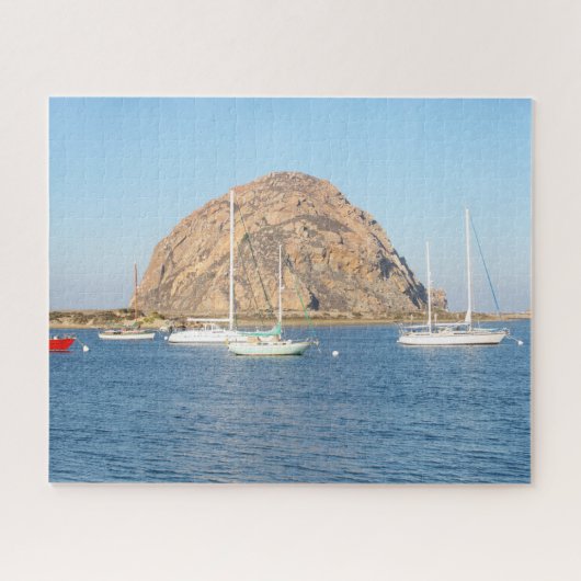 Morro Rock, Californië 520-pc Legpuzzel (Horizontaal)