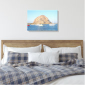 Morro Rock, Californië Canvas Afdruk (Insitu (Slaapkamer))