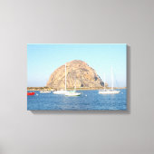Morro Rock, Californië Canvas Afdruk (Voorkant)