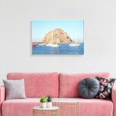 Morro Rock, Californië Canvas Afdruk (Insitu (Woonkamer))