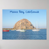 Morro Rock, Californië Poster (Voorkant)