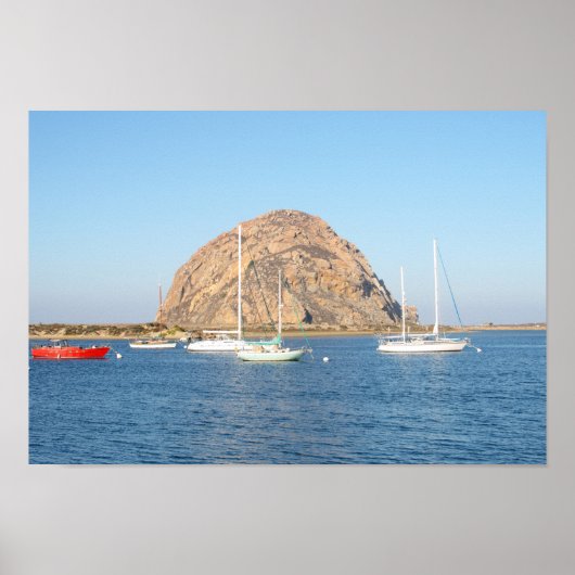 Morro Rock, Californië Poster (Voorkant)