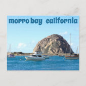 Morro Rock Harbour California Travel Briefkaart (Voorkant)