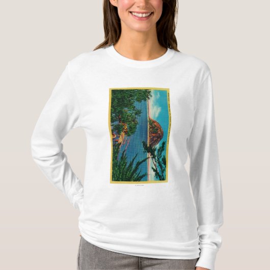 Morro Rock in San Luis Obispo County T-shirt (Voorkant)