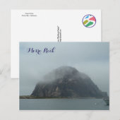 Morro Rock - Morro Bay, Californië Briefkaart (Voorkant / Achterkant)