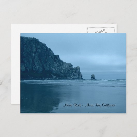 Morro Rock - Morro Bay Californië Briefkaart (Voorkant / Achterkant)