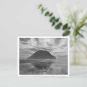 Morro Rock, Morro Bay in Sepia Briefkaart (Staand voorkant)