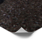 Morro Rock reflecterend in natte zand Poster (Hoek)