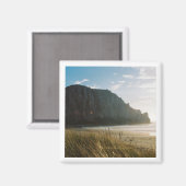 Morro Rock van de Dunes Square Magnet (Voorkant / Achterkant)