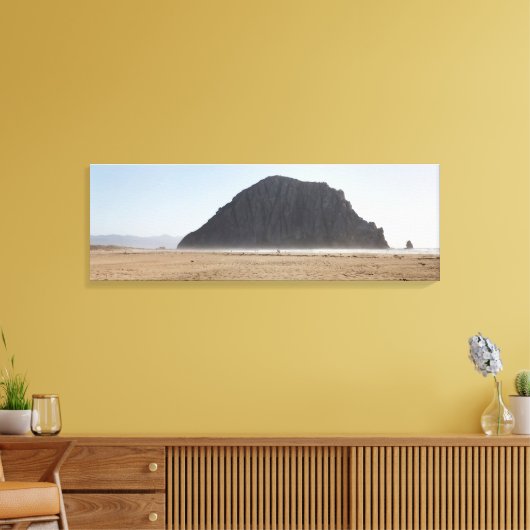 Morro Rock verpakt canvas Afdruk (Insitu (Woonkamer))
