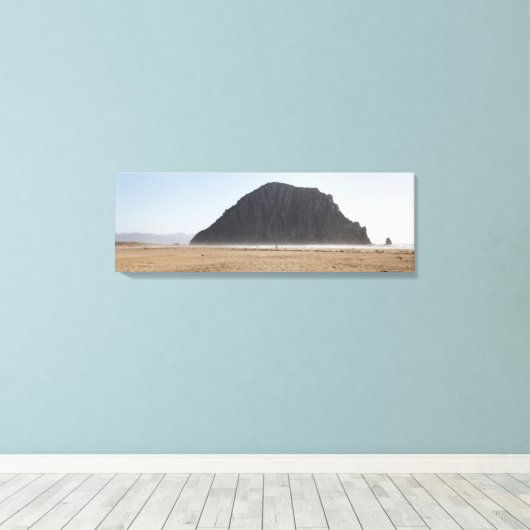 Morro Rock verpakt canvas Afdruk (Insitu (Houten vloer))
