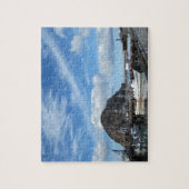 Morro Rock, Vist Boats en de Embarcadero Legpuzzel (Verticaal)