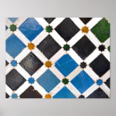 Morrocan Mosaic Decor Poster (Voorkant)