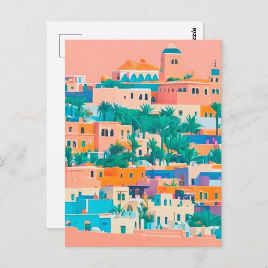 Morroco Briefkaart (Voorkant / Achterkant)