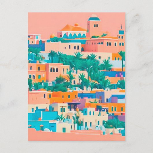 Morroco Briefkaart (Voorkant)