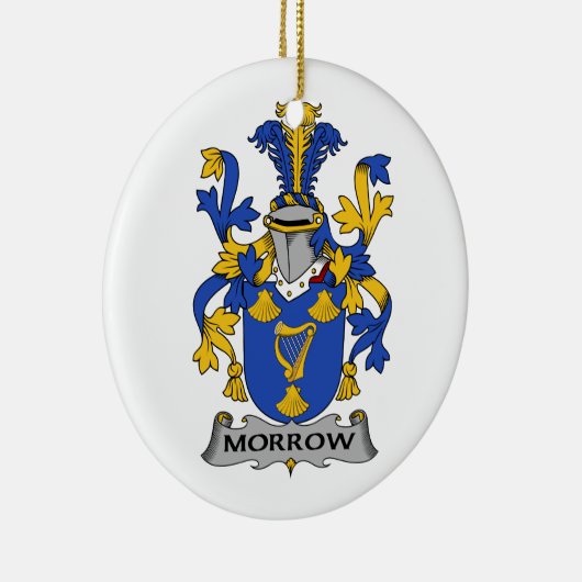 Morrow Family Crest Keramisch Ornament (Rechts)