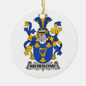 Morrow Family Crest Keramisch Ornament (Voorkant)