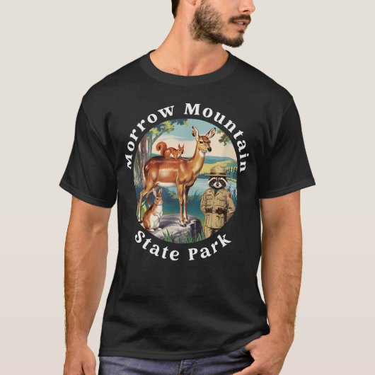 Morrow Mountain State Park North Carolina T-shirt (Voorkant)