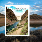 Morrow Point Dam, Curecanti NRA, Gunnison River Briefkaart