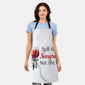 Mors de Sangria... niet de thee Schort (Gedragen)