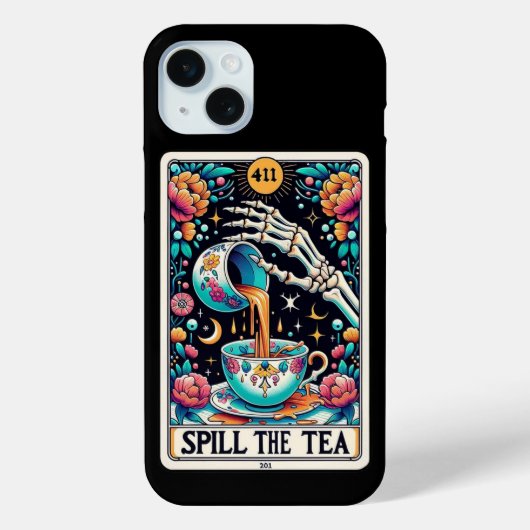 Mors de Tea Tarot Kaart Collectie Case-Mate iPhone Case (Achterkant)