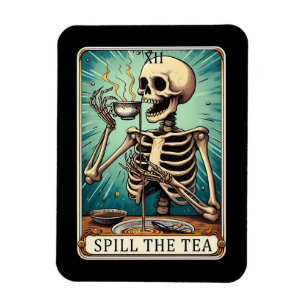 Mors de Tea Tarot Kaart Magnet Magneet