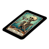 Mors de Tea Tarot Kaart Magnet Magneet (Linkerzijde)