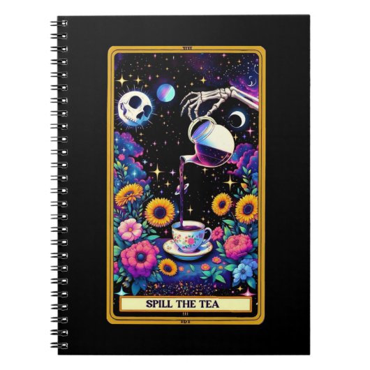Mors de Tea Tarot Kaart Notitieboek Collectie (Voorkant)