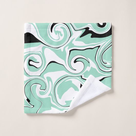 Mors in groen (Mint) Bad Handdoek (Wasdoekje)