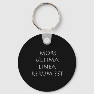 Mors ultima linea rerum est sleutelhanger