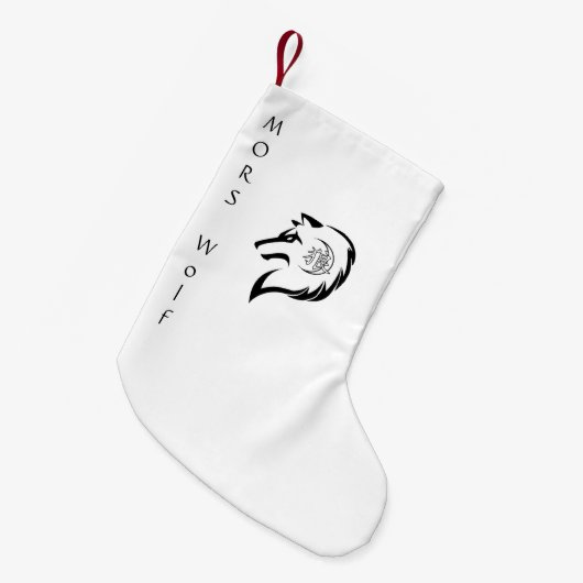 MORS Wolf Stocking Kleine Kerstsok (Voorkant (Hangend))