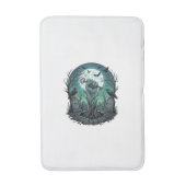Mors Zombie Hand Skelet Sleutel Grafsteen Ravens H Badmat (Voorkant Verticaal)