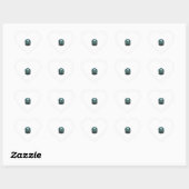 Mors Zombie Hand Skelet Sleutel Grafsteen Ravens H Hart Sticker (Vel)