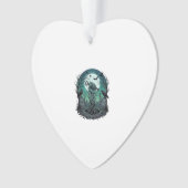 Mors Zombie Hand Skelet Sleutel Grafsteen Ravens H Ornament (voorkant)