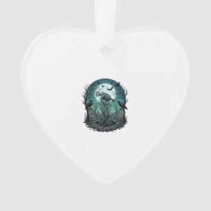 Mors Zombie Hand Skelet Sleutel Grafsteen Ravens H Ornament