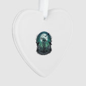 Mors Zombie Hand Skelet Sleutel Grafsteen Ravens H Ornament (voorkant)
