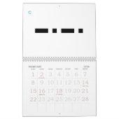Morse Code 24-maanden alfabet Kalender (Feb 2026)