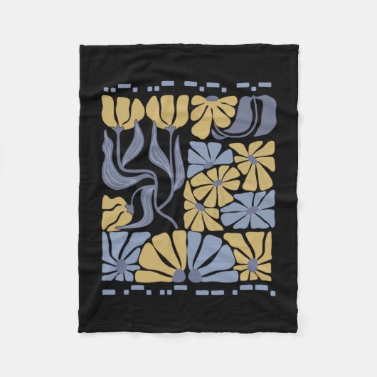Morse Code 8647 Subtiele Anti Trump 86 47 Bloemrij Fleece Deken (Voorkant)
