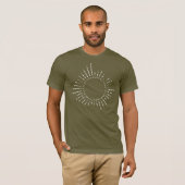 Morse Code Alfabet Cirkel Tactisch Signaaldiagram T-shirt (Voorkant volledig)