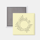 Morse Code Alfabet – Zachte Gele Leerzaam Magneet (Voorkant / Achterkant)